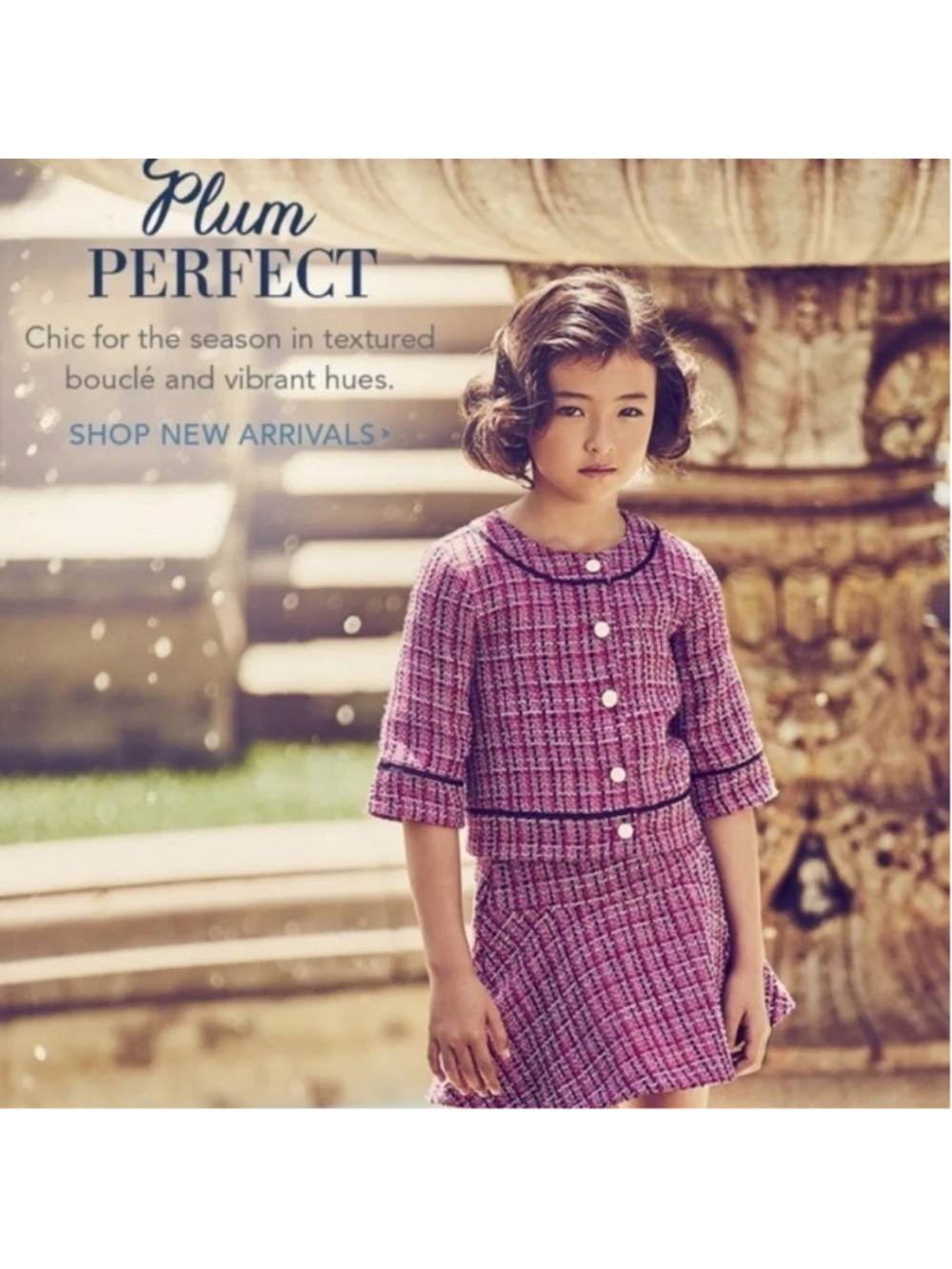 Janie and Jack: Tweed Bouclé Jacket